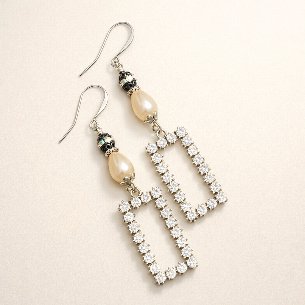 Silver Screen Radiance Earrings