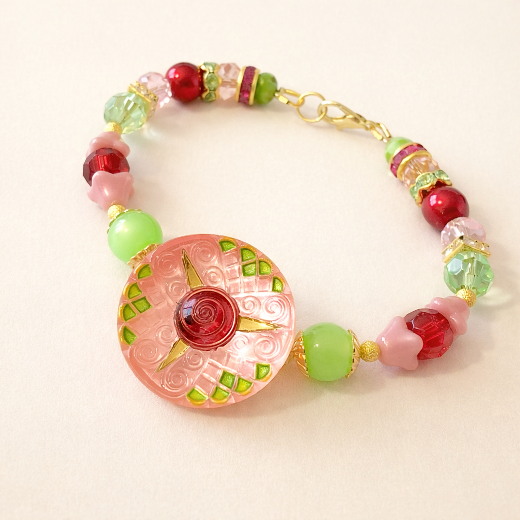 Rosette Compass Bracelet
