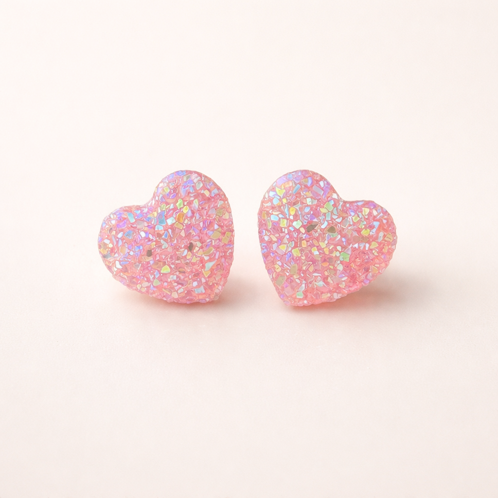 Prism Heart Studs
