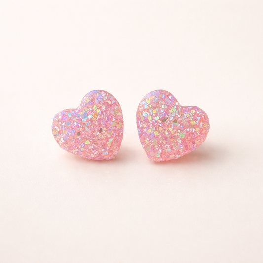 Prism Heart Studs